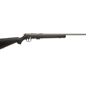 Savage 93R17 FSS .17 HMR bolt-action rifle with 21-inch stainless barrel and black synthetic stock