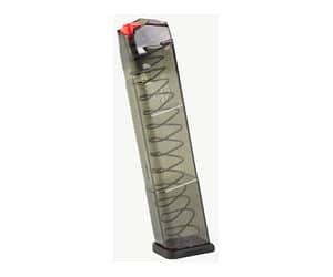 ETS Group 24-round Glock magazine in carbon smoke translucent polymer for .40 S&W