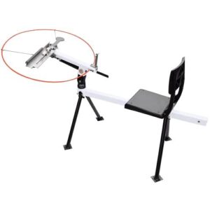 Do-All Outdoors Backyard 3/4 Cock Single Trap with fold-down chair and steel frame