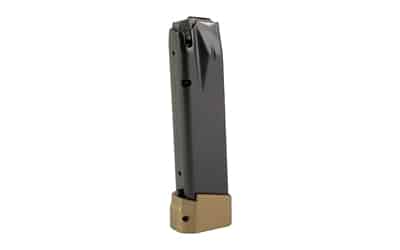 Canik TTI Combat 9mm 18rd magazine with bronze +3 extension