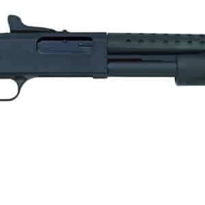 Mossberg 590 Persuader 12ga 20in pump shotgun with heat shield and ghost ring sights