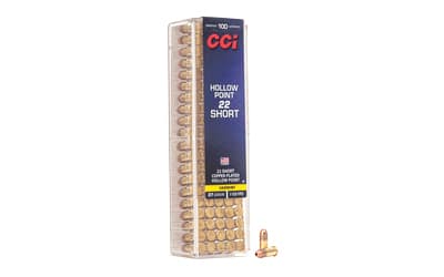 CCI .22 Short 27gr Hollow Point 100-round box