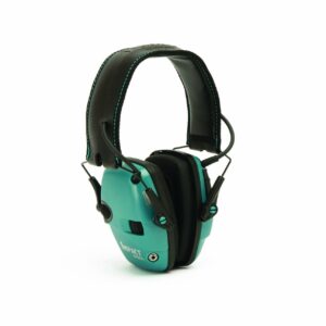 Howard Leight Impact Sport electronic earmuff teal NRR 22 dB