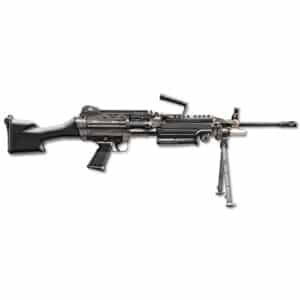FN M249S semi-automatic rifle .223 Rem / 5.56 NATO 18.5 in barrel black