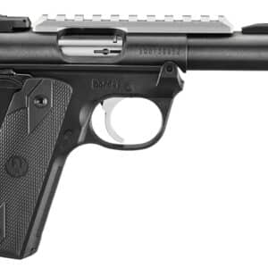 Ruger Mark IV 22/45 pistol, .22 LR, 4.40in threaded barrel, blued finish