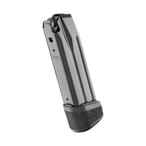 Springfield Armory Echelon 4.0C 18rd 9mm stainless steel magazine with extended polymer basepad