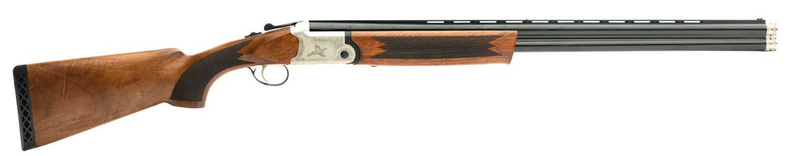 GForce Arms GF5 Filthy Pheasant youth over/under shotgun, 24 inch vent rib barrel, fixed Turkish walnut stock