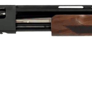 GForce Arms GF3P 20 Gauge pump-action shotgun, 28" barrel, Black Cerakote finish with Turkish walnut stock