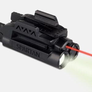 LaserMax Spartan rail-mounted light and red laser weapon light