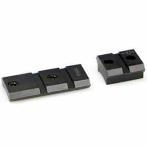 Warne Maxima 2-piece scope bases for Remington New Model 7, matte black steel
