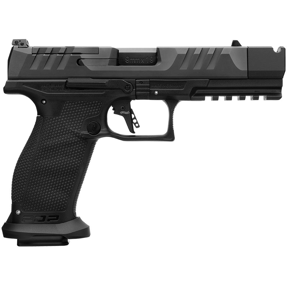 Walther PDP Pro-X PMM full-size 9mm pistol, 4.6 inch threaded barrel, black, three magazines included