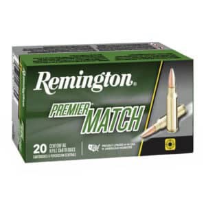 Remington Premier Match 107gr Sierra MatchKing 20rd box