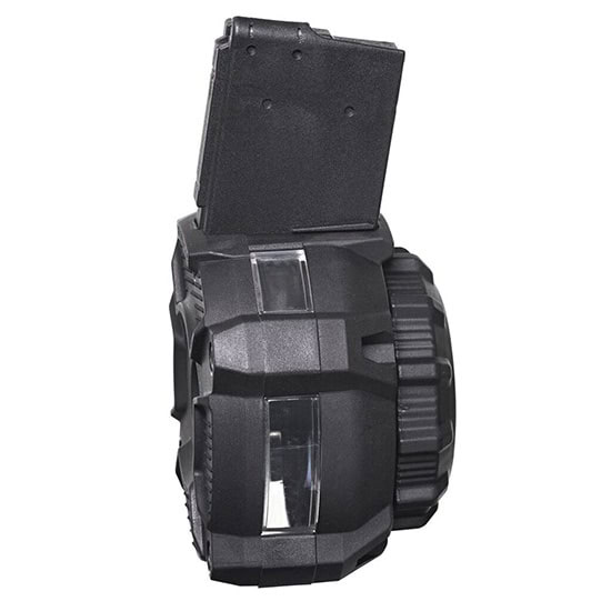 ProMag 65-round AR-15 drum magazine black DuPont Zytel polymer with capacity window