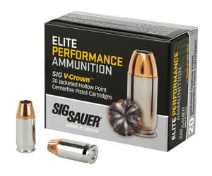 Sig Sauer Elite V-Crown .380 ACP 20-round box product image