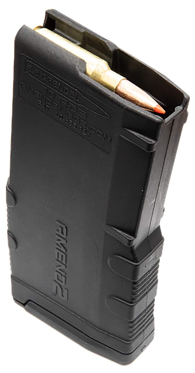 Amend2 10-round 6.5mm Grendel black polymer AR-15 magazine