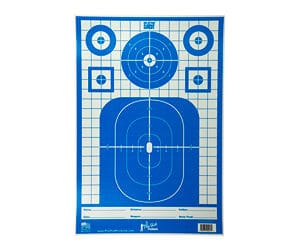 Pro-Shot Tactical Precision blue splatter targets 12 x 18 inches 8 pack