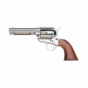 Taylors and Company TF Uberti 1873 Cattleman .357 Mag 5-1/2 inch nickel revolver with walnut grips