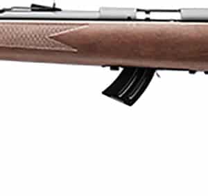 Savage Mark II GLY Youth left-hand .22 LR bolt-action rifle with 19-inch barrel and hardwood stock