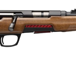 Winchester Xpert Sporter SR bolt-action rifle with satin walnut stock and matte black threaded barrel