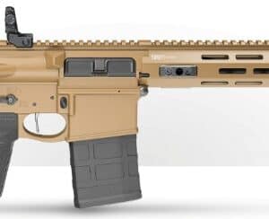 Springfield Armory SAINT VICTOR V2 .308 16 inch rifle in coyote brown with 20-round magazine