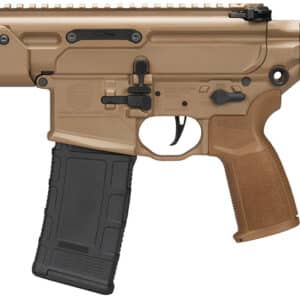 Sig Sauer MCX SPEAR-LT IR .300 AAC Blackout 9-inch FDE Cerakote pistol with folding brace