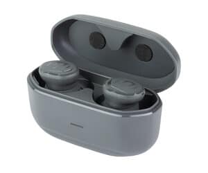 Walkers Suppressor rechargeable in‑ear ear buds and USB‑C charging case in black