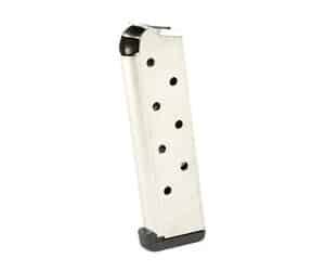 Chip McCormick CMC Power Mag 8rd .45 ACP stainless steel 1911 magazine with black base pad