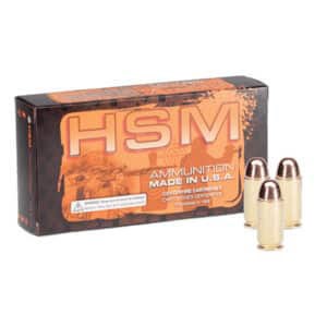 HSM remanufactured .40 S&W 180 gr RNFP ammunition 50rd box