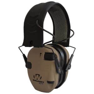 Walkers Razor X-TRM Digital Electronic Muff in Battle Brown/Black over-the-head hearing protection