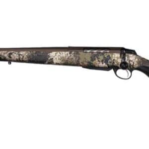 Tikka T3x Lite Veil Wideland .270 Winchester left-hand rifle with 22.4 inch fluted threaded barrel and muzzle brake
