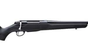 Tikka T3x Lite Compact 223 Rem 20 inch threaded blued bolt-action rifle with black synthetic stock