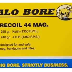 Buffalo Bore 4G20 .44 Magnum 240gr ammunition - 20 rounds per box