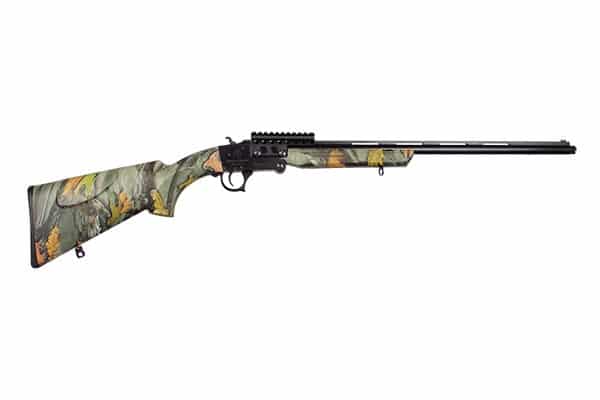American Tactical ATI Nomad 410GA 23-inch camo single-shot shotgun side view