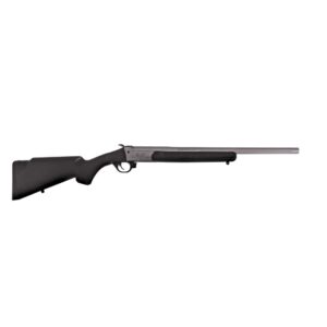 Traditions Outfitter G3 .44 Rem Mag 22-inch rifle with black synthetic stock and grey Cerakote finish