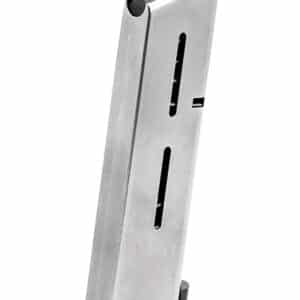 Wilson Combat 47OXCHV 6-round stainless steel 1911 Officer magazine with lo-profile steel floor plate