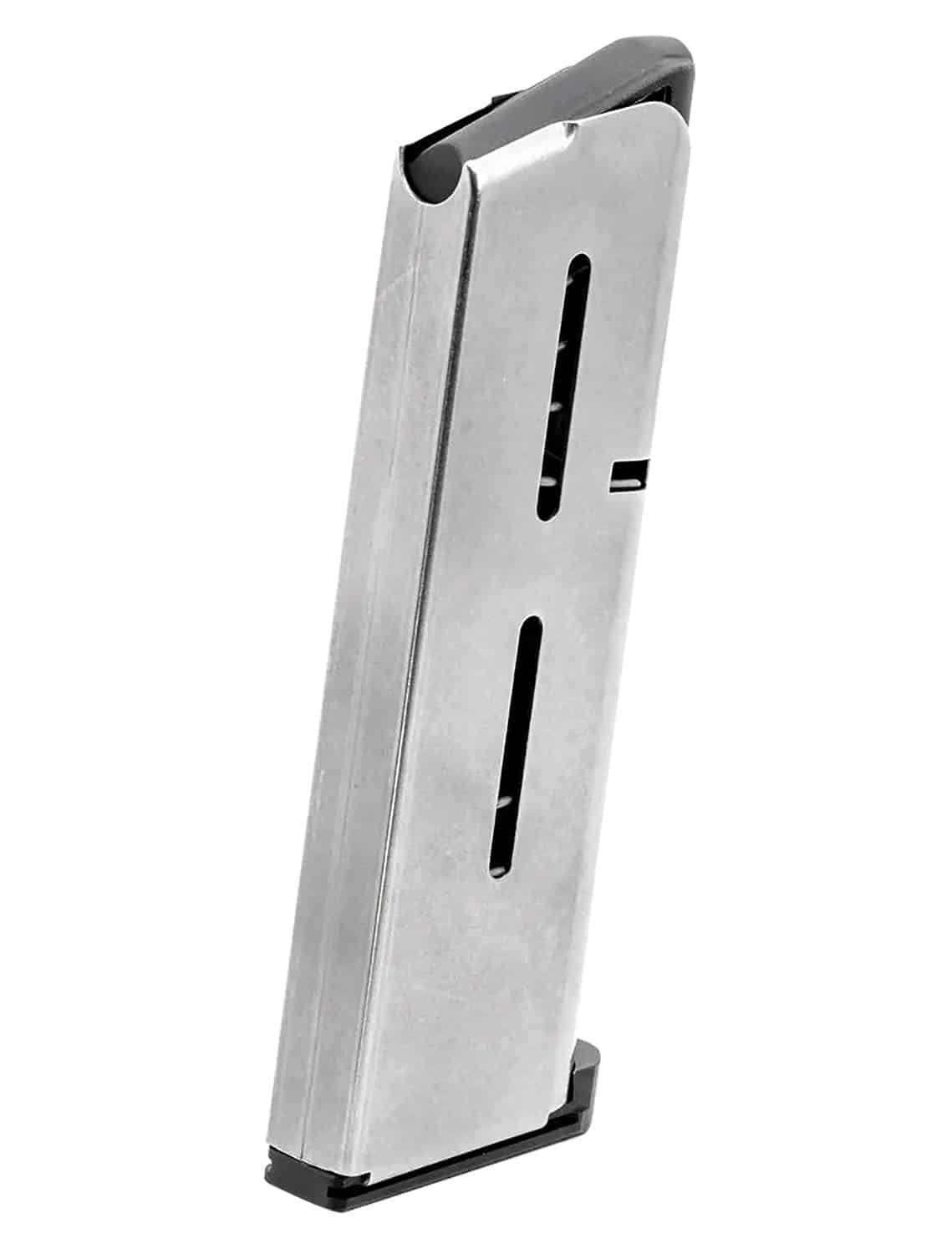 Wilson Combat 47OXCHV 6-round stainless steel 1911 Officer magazine with lo-profile steel floor plate