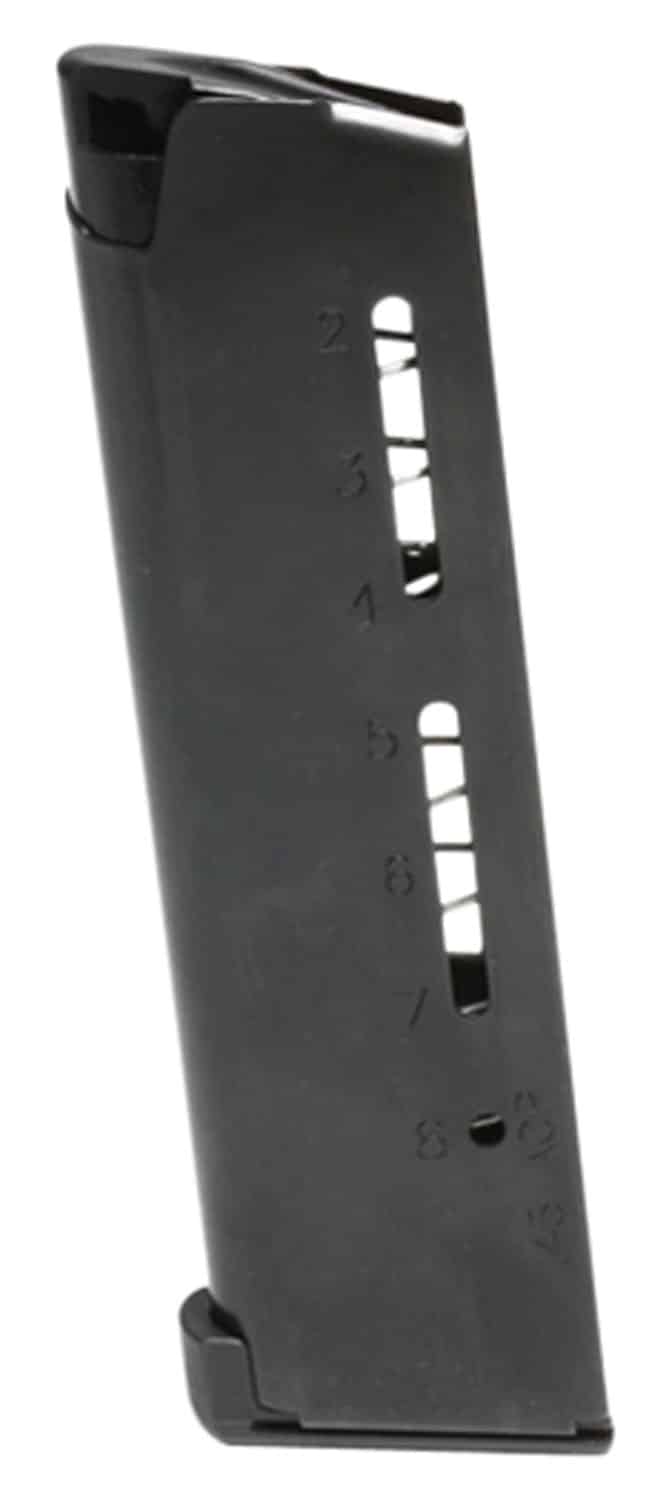 Wilson Combat 8rd ETM magazine for 1911 Elite Tactical, .45 ACP, lo-profile steel floor plate