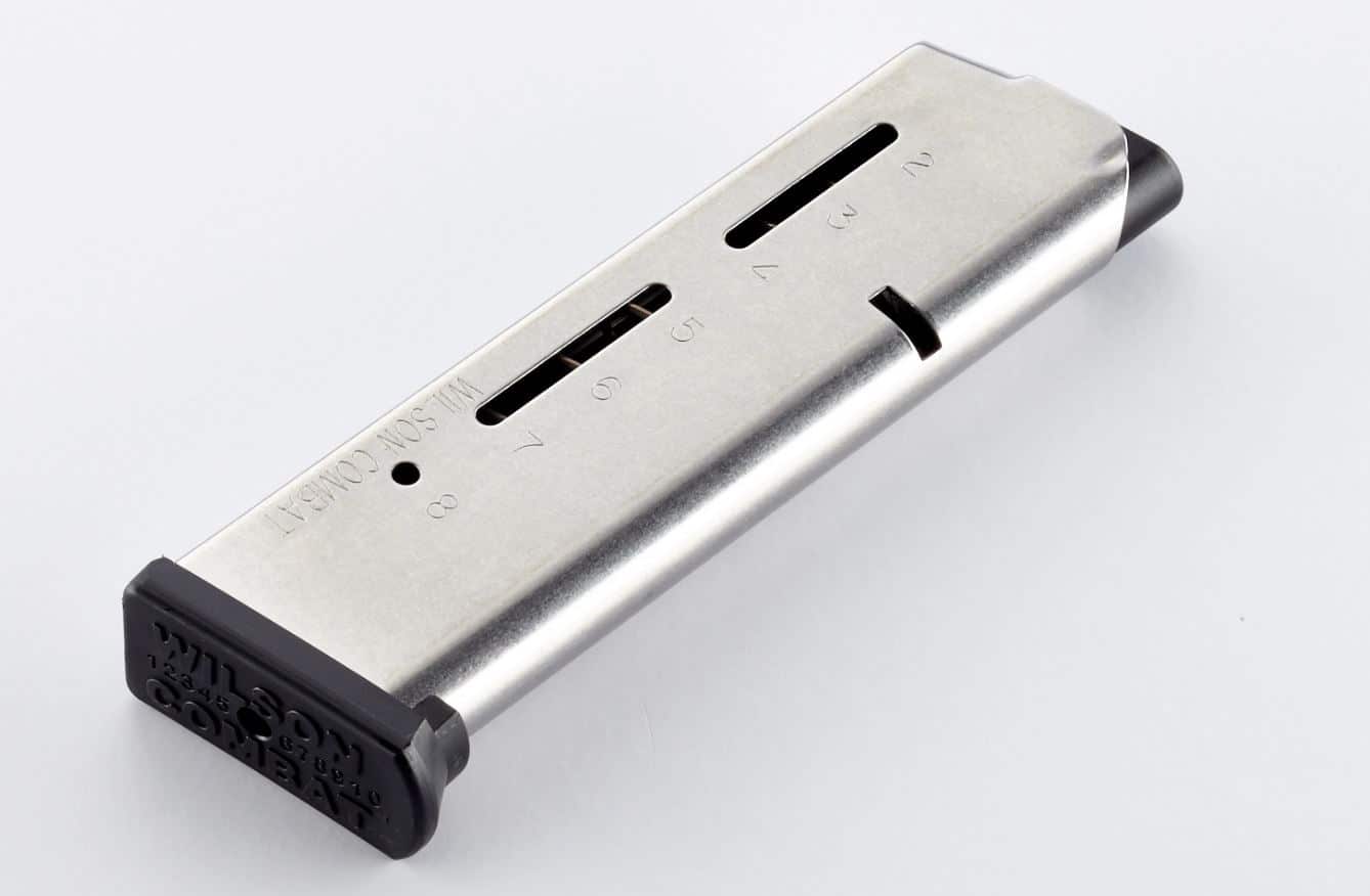 Wilson Combat 8-round stainless steel 1911 Elite Tactical magazine .45 ACP