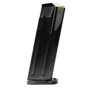 Rost Martin RM1C 15rd 9mm black steel pistol magazine with polymer base plate