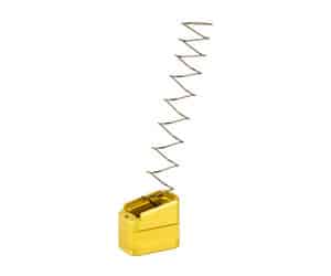 Shield Arms +5/+4 magazine extension for Glock 19 and Glock 23 in gold anodized finish