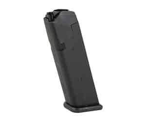 KCI USA Glock-pattern .40 S&W magazine with hardened steel insert and polymer body, black