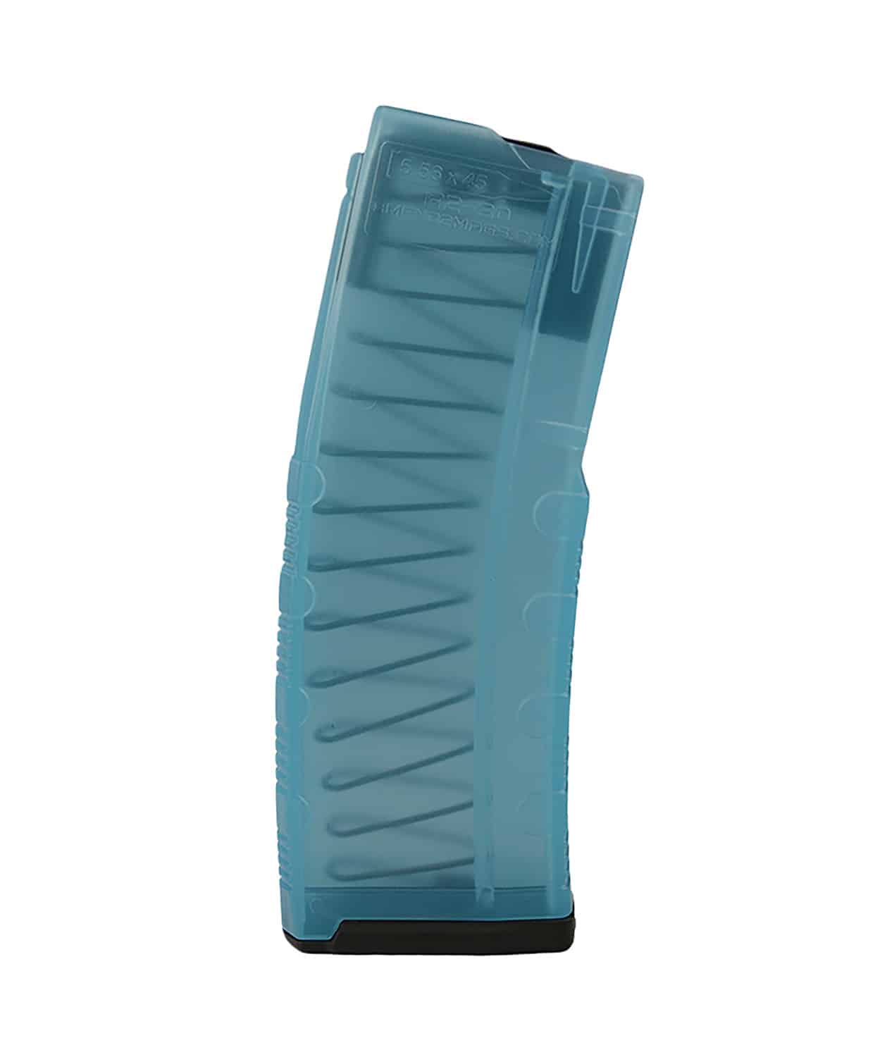 Amend2 Mod-C 30-round translucent teal AR-15 magazine (Miami Vice)