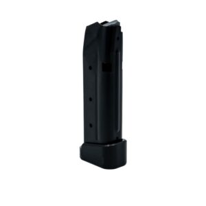 Shield Arms S15 17rd 9mm Nitrocarb magazine with pre-installed +2 extension in black