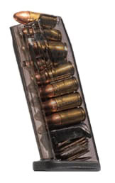 ETS Group 12-round 9mm magazine for Heckler & Koch VP9SK in Carbon Smoke translucent polymer
