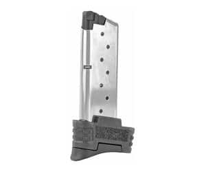 FN 503 8-round 9mm magazine stainless steel body with black base pad