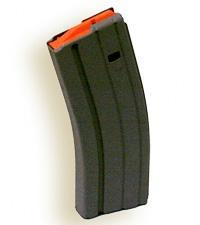 ASC 30-round stainless steel AR-15 magazine (.223/5.56), black with orange follower