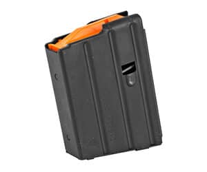 CMMG 5-round AR-15 magazine for .350 Legend, stainless steel body, black finish