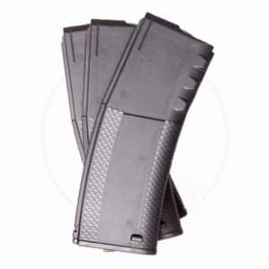 Troy Battlemag 3-pack 30rd polymer AR-15 magazines in black, .223/5.56