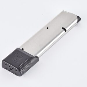 Wilson Combat 1911 .45 ACP 10-round stainless steel magazine with polymer wrap-around base pad