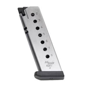 Sig Sauer P220 8-round .45 ACP magazine, steel construction